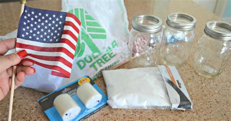 Craft These Dollar Tree 4th Of July Mason Jar Votives In A Few Minutes