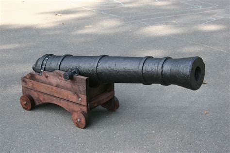 Life Size Static Display Pirate Cannon Props Are Made From Strong