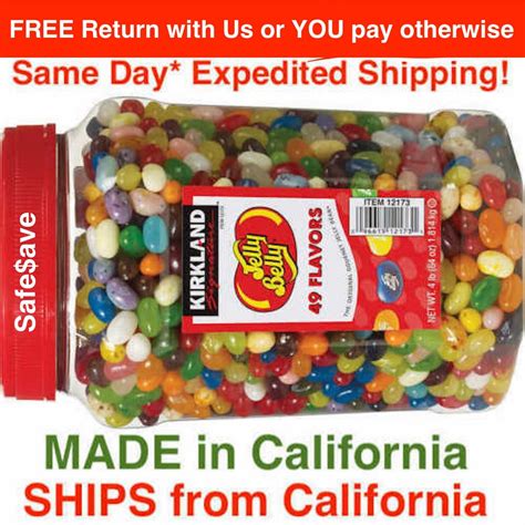 Kirkland Signature Jelly Belly Jelly Beans 49 Gourmet Flavors 4 Pounds