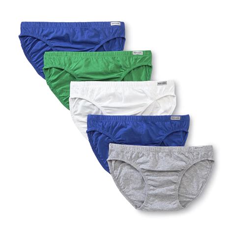 Fruit Of The Loom Mens Underwear Package Of 5 No Fly Bikinis Multicolor