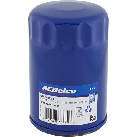 Ac Delco Pf63 Gm Gold Professional Engine Oil Filter