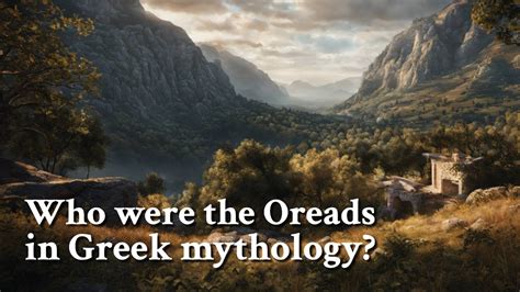 Who Were The Oreads In Greek Mythology Greek Mythology Story YouTube