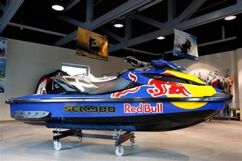 Red Bull Sea Doo Skiis Yacht Life Seadoo Jet Ski Water Crafts Red Bull Cars Trucks Sand