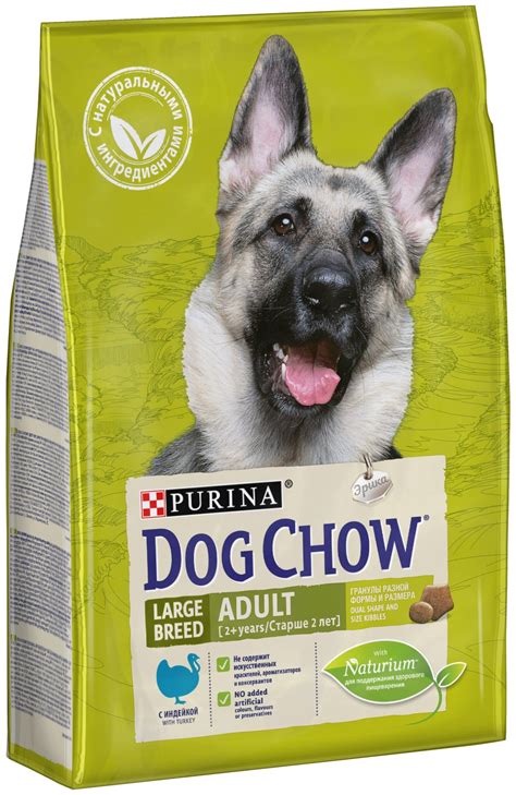 Сухой корм для собак Dog Chow индейка 1 уп х 1 шт х 25 кг для