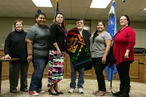 Delaware Nation Welcomes New Executive Committee Person During Swearing