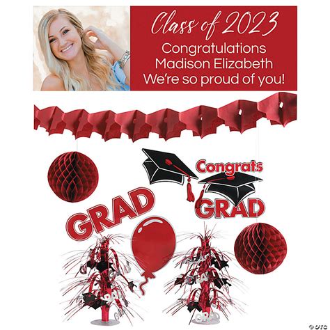 Personalized Graduation Party Decorating Kits 10 Pc Oriental Trading