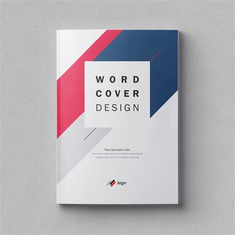 Microsoft Word Cover Templates 08 Free Download Brochure Design