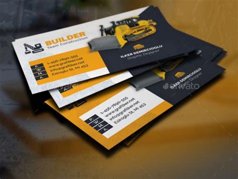 15% off with code zazpartyplan. Pin on 25+ Construction Business Card Template PSD and ...