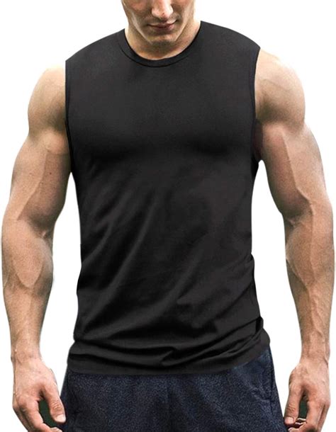 Coofandy Mens Workout Tank Top Sleeveless Muscle Shirt