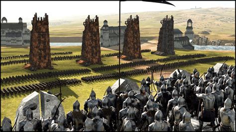 Gondor Besieged By Forces Of Darkness Lord Of The Rings Siege Battle