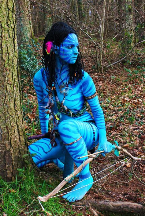 Neytiri Avatar Cosplay Dismine2 Avatar Cosplay Body Art Painting