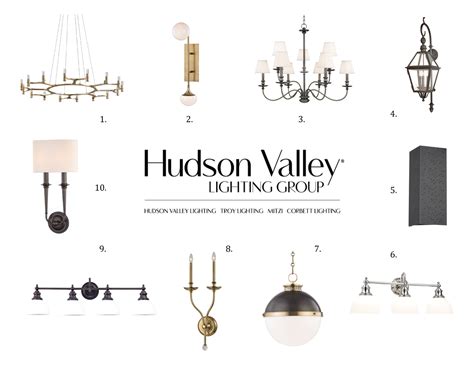 Lighting Selections With Hudson Valley Lighting Cambridge Home Company