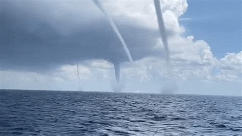 Watch Not 1 But 4 Waterspouts Swirl In Tandem Off Spanish Island
