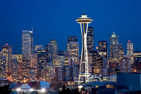 Seattle Skyline Hd Wallpaper Wallpapersafari