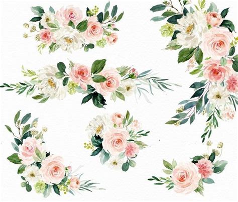 Pin By Gabriela Parra On Diy Floral Watercolor Hand Painted Wedding