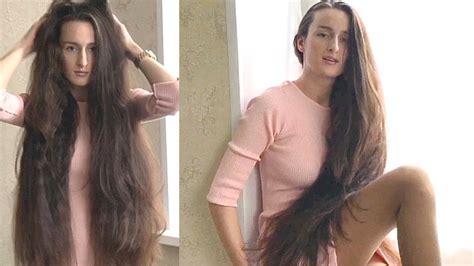 Realrapunzels Classic Length Hair And A Pink Outfit Preview Youtube