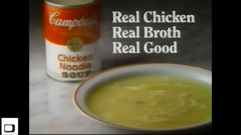 Campbells Chicken Noodle Soup Commercial 1991 Youtube