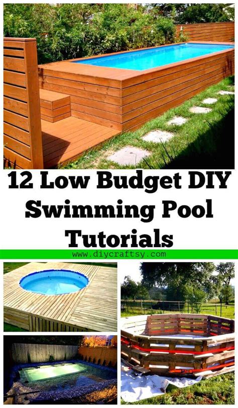 Low Budget Diy Swimming Pool Tutorials Diy Crafts
