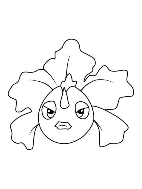 Goldeen Pokemon Coloring Pages Free Printable