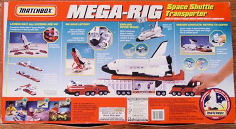 Vintage Matchbox Space Shuttle Transporter Mega Rig Play Set 1997 By