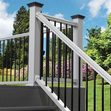Veranda 6 Ft X 36 In Traditional White Polycomposite Stair Railing