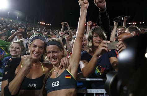 Goldmedaille Im Beachvolleyball In Rio De Janeiro Einen Besseren Ort