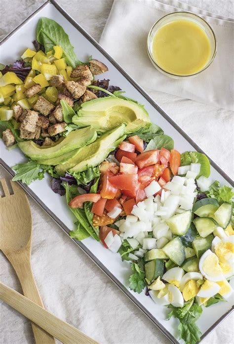 Healthy Vegetarian Cobb Salad Natural Sweet Recipes