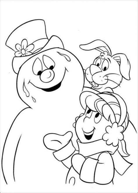 Frosty The Snowman Coloring Pages Nemo Coloring Pages Snowman Coloring