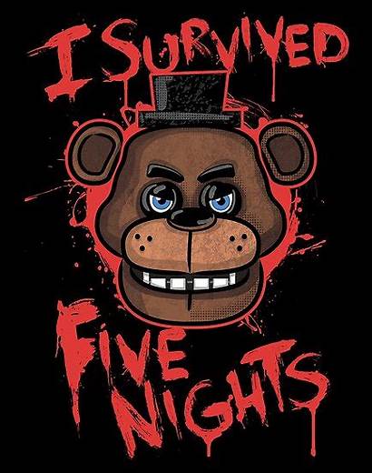 Nights Five Fnaf Pizzeria Survived Freddy Poster