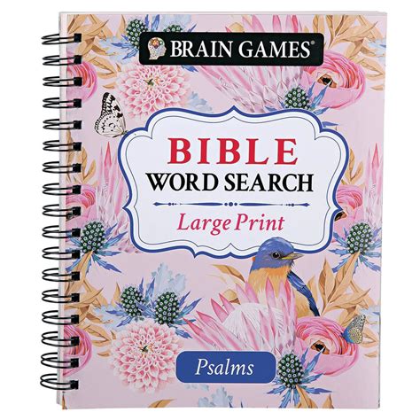 Brain Games Large Print Bible Word Search Psalms Walter Drake