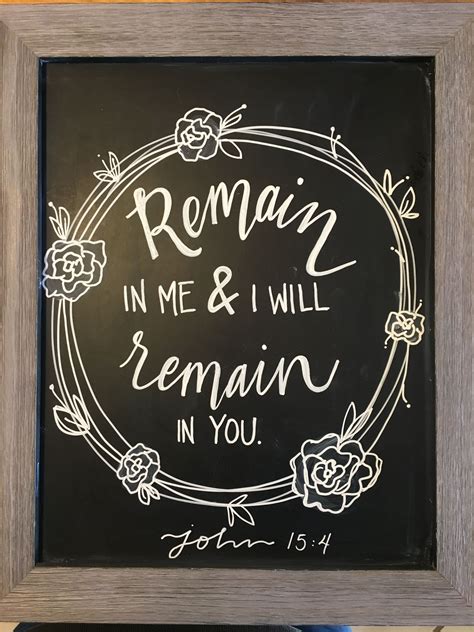 CHALKBOARD // remain in me & I will remain in you // John 