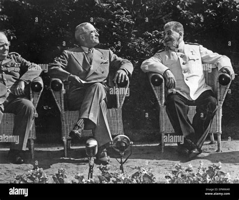 Roosevelt Churchill 1945 Hi Res Stock Photography And Images Alamy