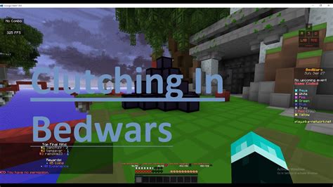 Clutching In Bedwars Bedless All Game Youtube
