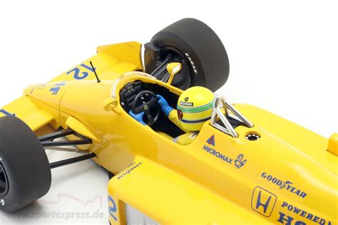 La lotus 99t est dotée d'un nouveau système de suspension hydraulique à gestion électronique qui s'avère. Ayrton Senna Lotus 99T #12 Winner Monaco GP Formel 1 1987 ...