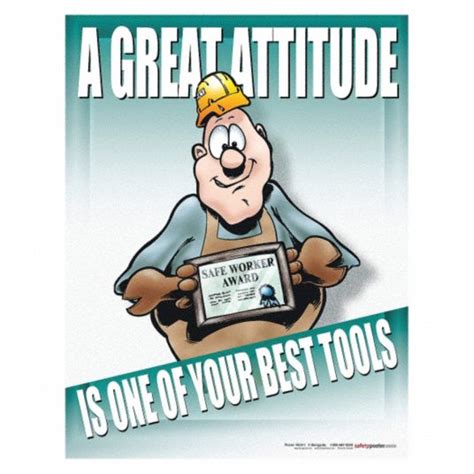 Safetypostercom Safety Poster Safety Banner Legend A Great Attitude