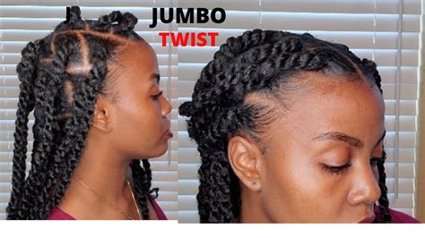 Jumbo Twist No Crochet Rubberband Method Xpression Springy Afro
