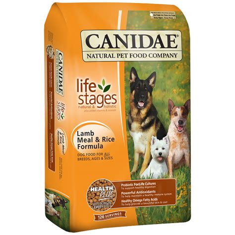 The first ingredient is lamb. CANIDAE-LAMB-RICE-DOG-FOOD-15-LB