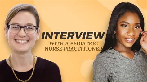 Interview With A Pediatric Np Youtube