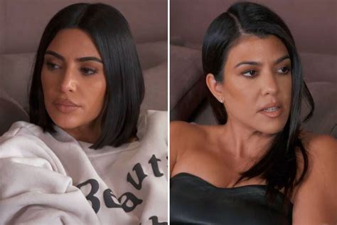 kim kardashian threatens to fire sister kourtney from keeping up with the kardashians after