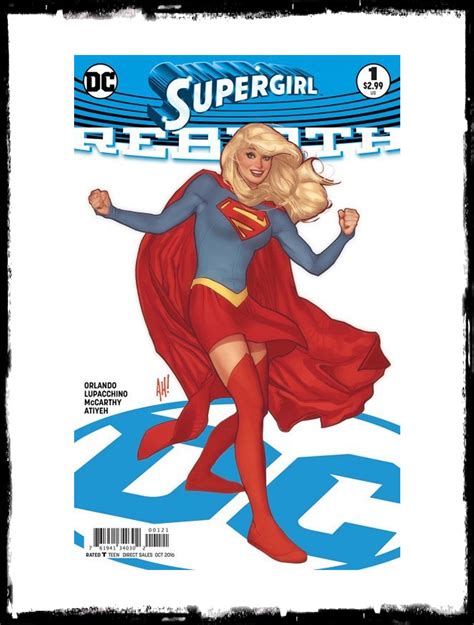 Supergirl Rebirth 1 Adam Hughes Variant 2016 Condition Nm