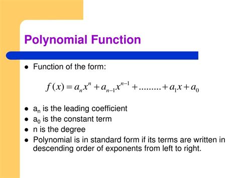 Ppt Graphing Polynomial Functions Powerpoint Presentation Free
