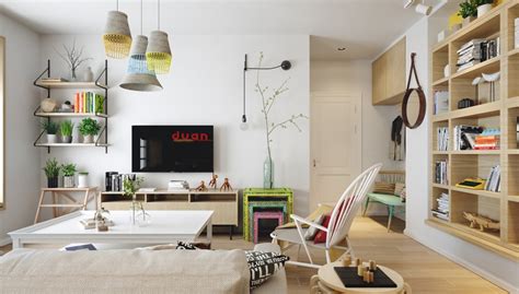 Открыть страницу «nordic interior design» на facebook. Nordic Living Room Interior Design Bring Out a Cheerful ...
