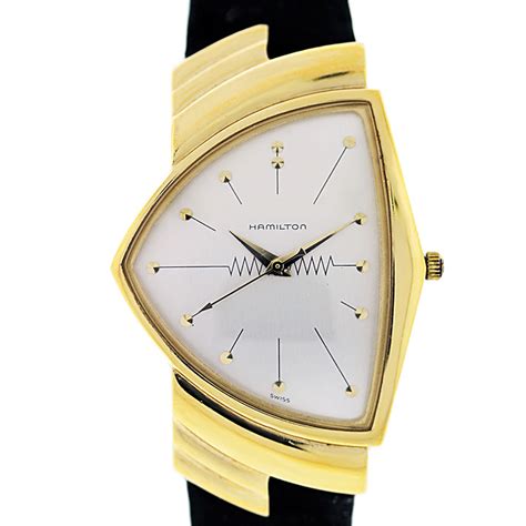 Typically, hamilton watch company backs its roots to the following its incredibly sweet history since its launch, the hamilton ventura model has been one of. Hamilton Ventura Gold Filled Watch on Leather Strap-Boca Raton