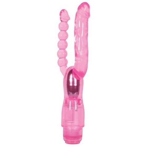 Adam And Eve Dual Pleasure Vibe Pink Sex Toys And Adult Novelties Adult Dvd Empire