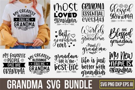 Grandma Svg Bundle Graphic By Nirmal108roy · Creative Fabrica