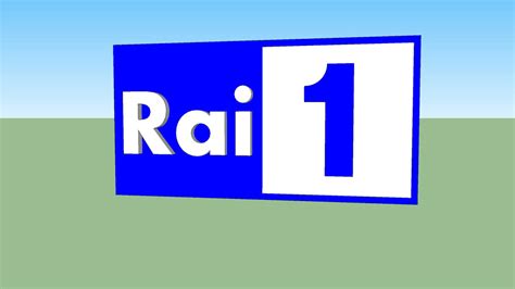 Rai 1 Logo 2010 Present 3d Warehouse