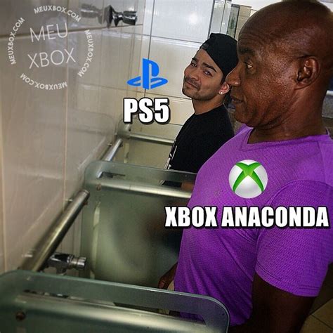 Ps5 Vs Xboxanaconda Xboxmemes Meme Engraçado Memes Jogos