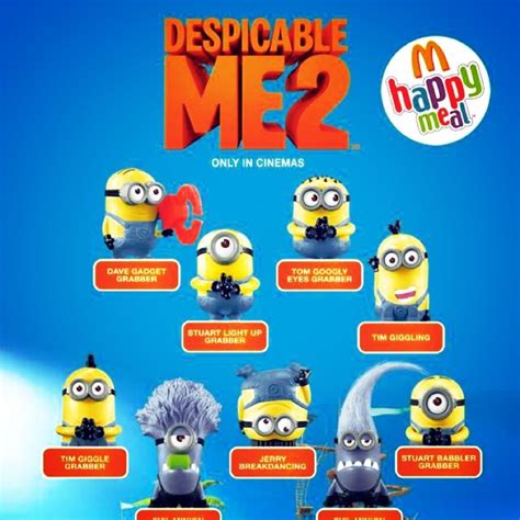 Mcdonald’s Happy Meal Toys Despicable Me 2 Shopee Malaysia