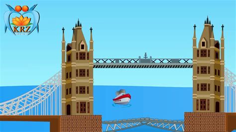 London Bridge Is Falling Down Animation Cartoon Nursery Rhyme Songs For