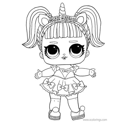 Lol Coloring Pages Unicorn Series Pet And Baby Xcolorings The Best
